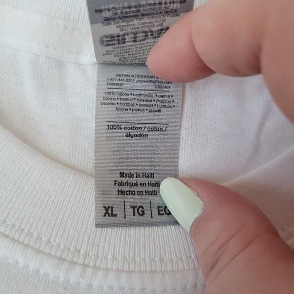 "Canada" Trucker Print Crew Neck T-Shirt - Picture 7 of 8